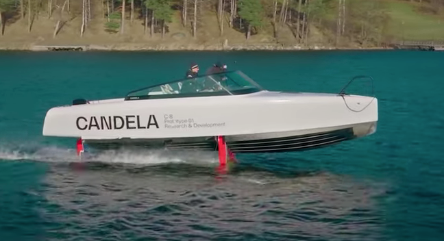 Electric Hydrofoiling Boat