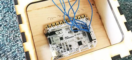 A Drum Machine Powered by the Bare Conductive Touch Board