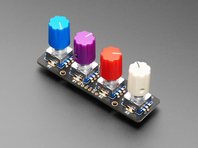 I2C Quad Rotary Encoder Breakout with NeoPixel - STEMMA QT / Qwiic