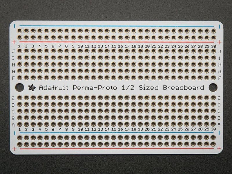 Perma-Proto Half-sized Breadboard PCB - 3 Pack! - Breadboards