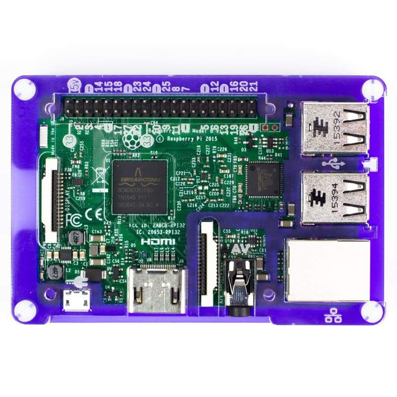 Pibow 3 Coupé (Raspberry Pi 3 2 & B+) - Raspberry Pi Enclosures