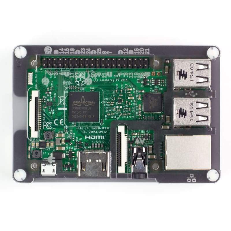 Pibow 3 Coupé (Raspberry Pi 3 2 & B+) - Raspberry Pi Enclosures