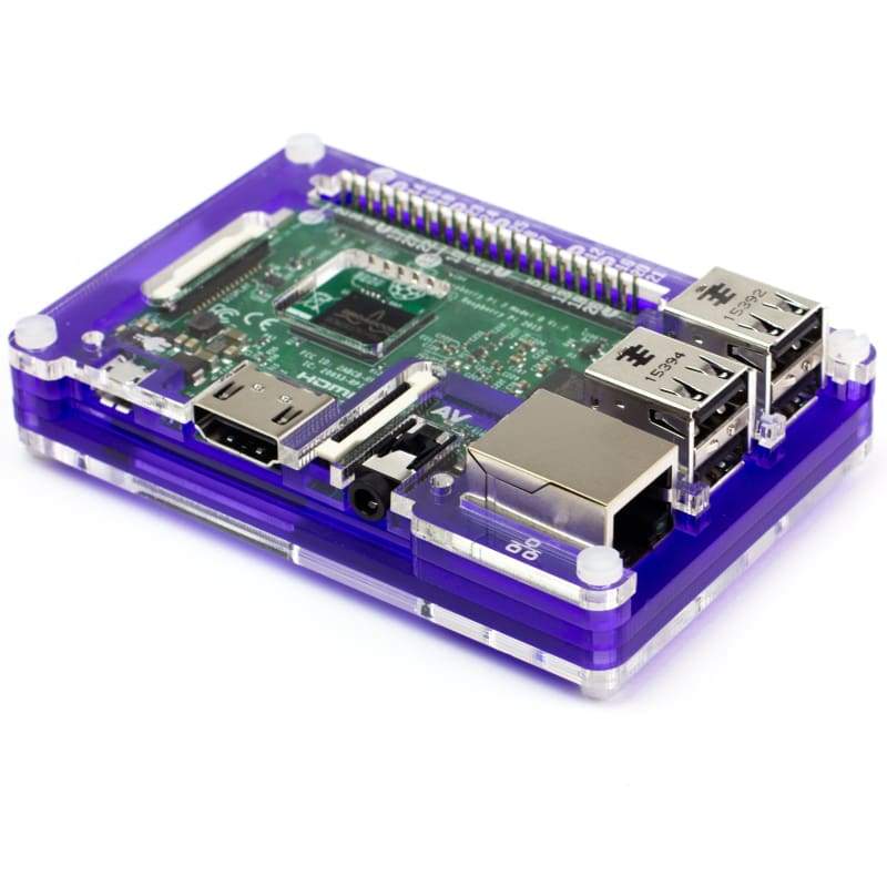 Pibow 3 Coupé (Raspberry Pi 3 2 & B+) - Coupé Royale - Raspberry Pi Enclosures