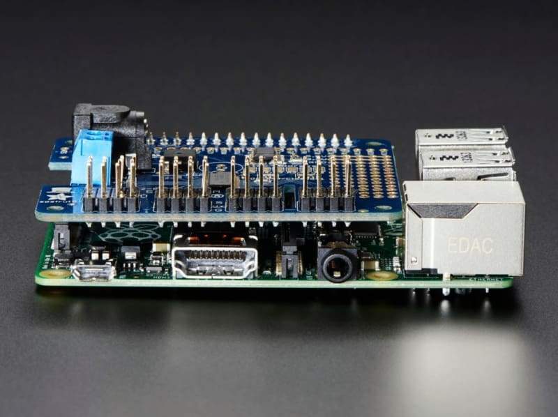 16-Channel Pwm / Servo Hat For Raspberry Pi (Id: 2327) - Motion Controllers
