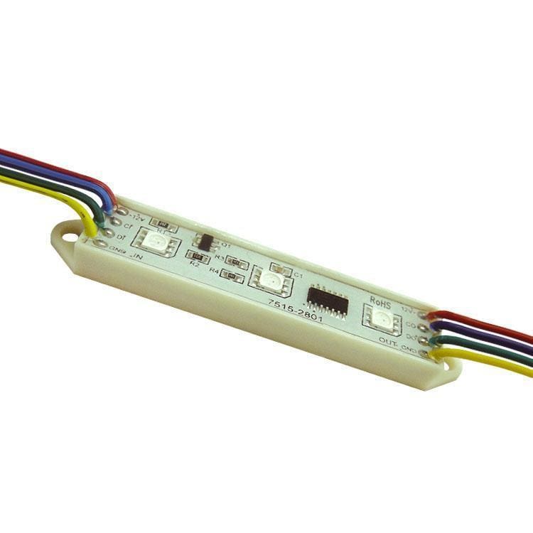 75Mm Led Bars - 12V Digital Rgb Led Pixels (Strand Of 20) - Ws2801 Ic - Leds