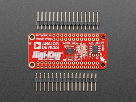 ADXL343 + ADT7410 Sensor FeatherWing (ID:4147) - Acceleration