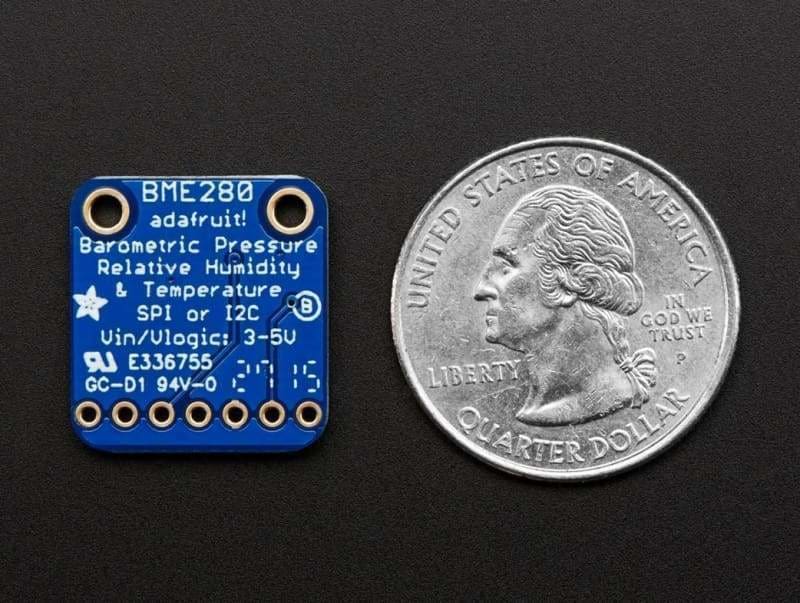 Bme280 I2C Or Spi Temperature Humidity Pressure Sensor (Id: 2652) - Atmospheric