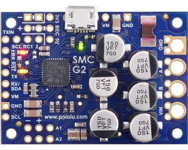 High-Power Simple Motor Controller G2 18V15 - Motion Controllers