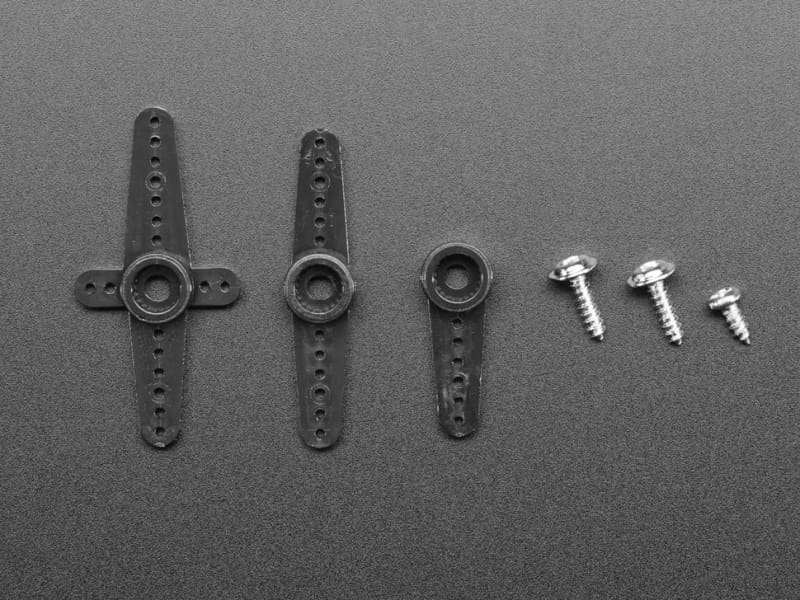 Micro Servo Arm and Horn Set (ID:4251) - Motors