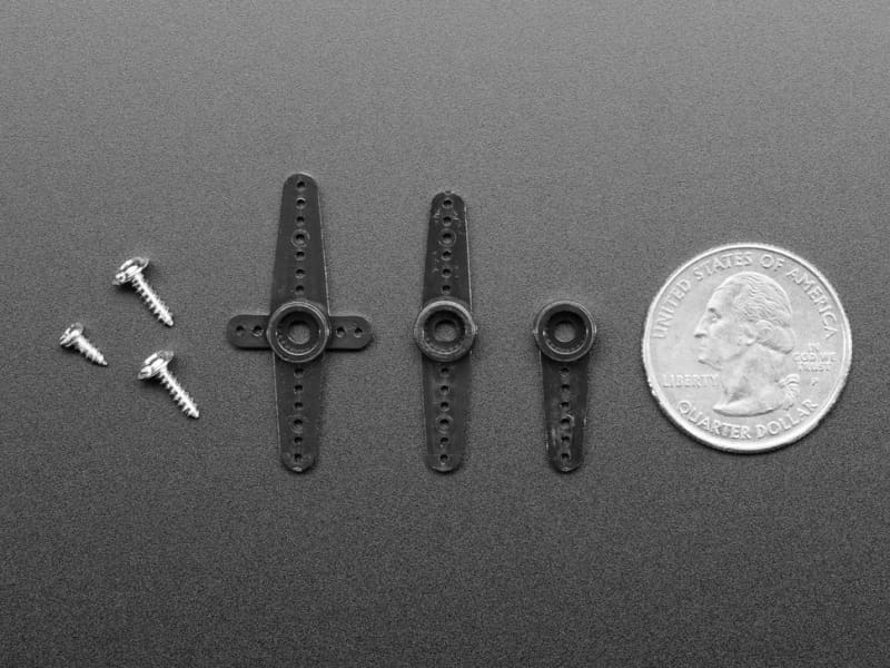 Micro Servo Arm and Horn Set (ID:4251) - Motors