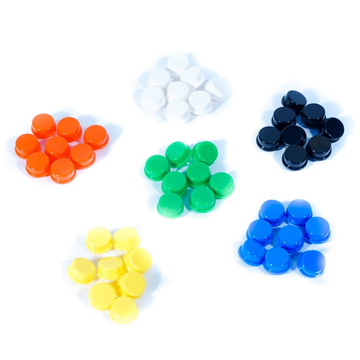 Multicolour Button Caps Pack For Makerbuino - Accessories And Breakout Boards