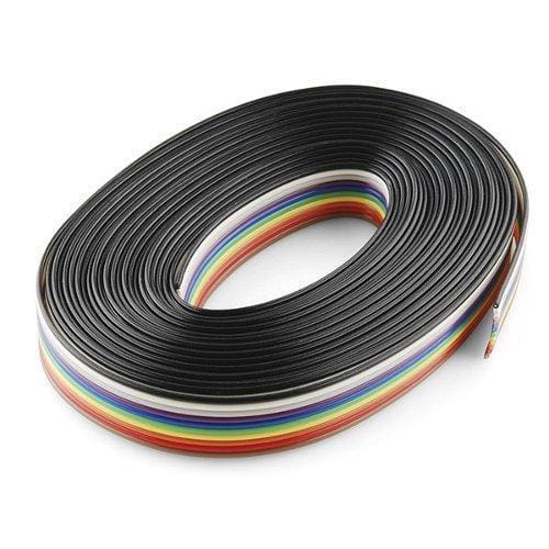Ribbon Cable - 10 Wire (15Ft) - Cables And Adapters
