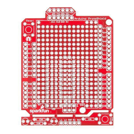 Sparkfun Arduino Protoshield - Bare Pcb (Dev-13819) - Accessories And Breakout Boards