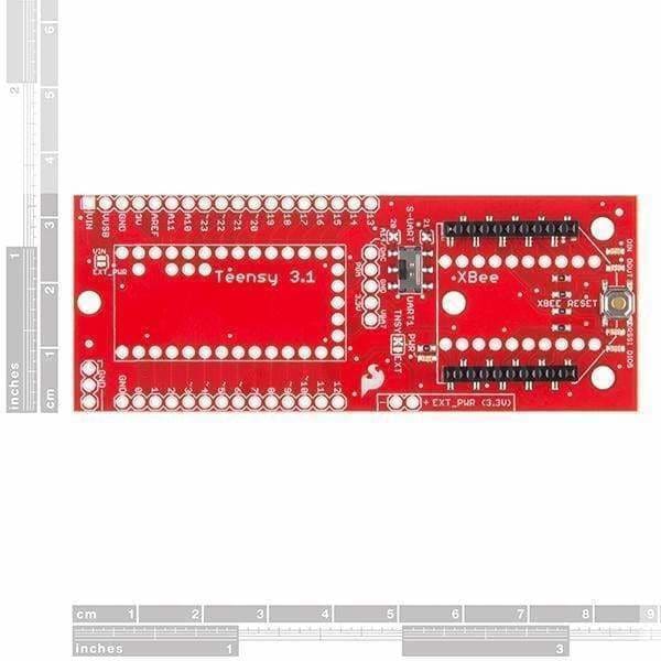 Teensy 3.1 Xbee Adapter (Bob-13311) - Zigbee