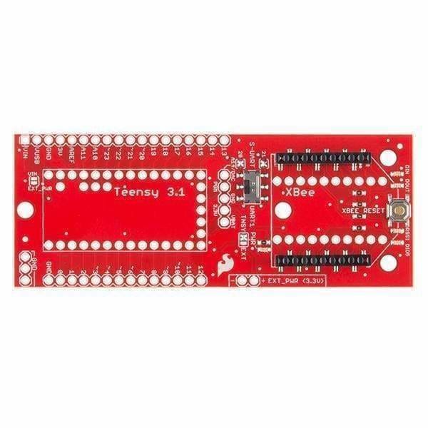 Teensy 3.1 Xbee Adapter (Bob-13311) - Zigbee