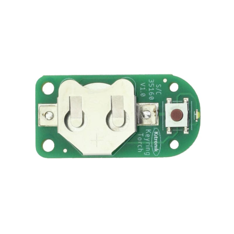 White LED Keyring Torch - Component