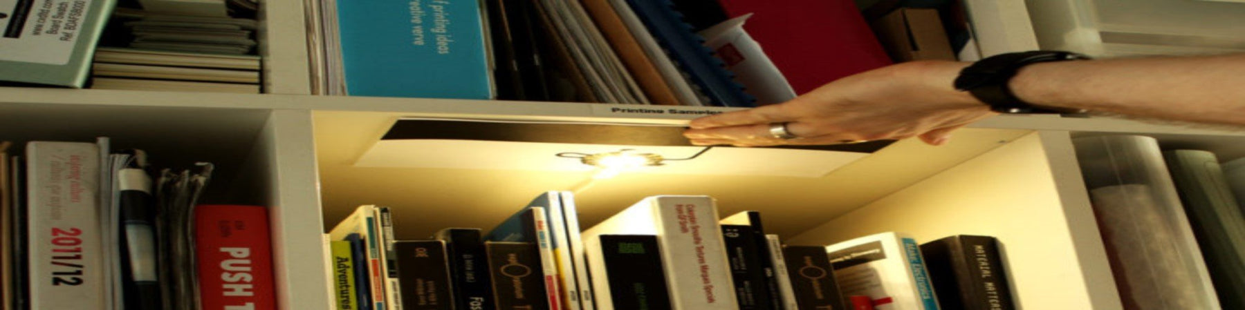 How to make a bookcase light with the Light Up Board