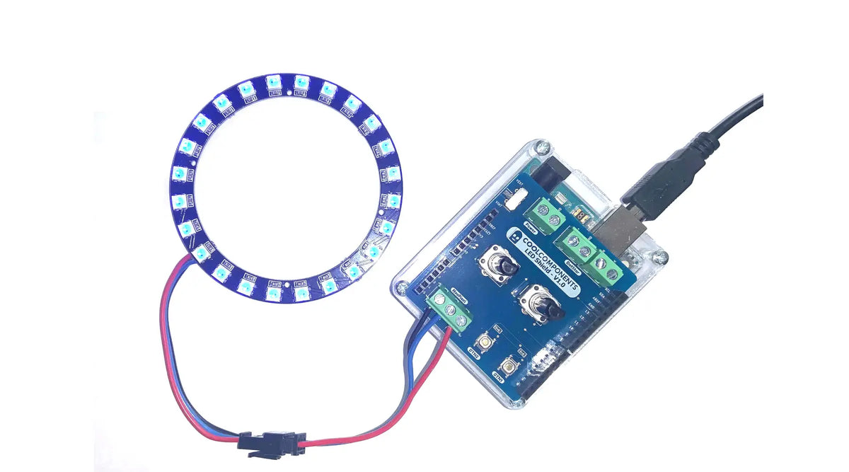 Led Display Shield LED Shield Guide & Example Code – Cool Components