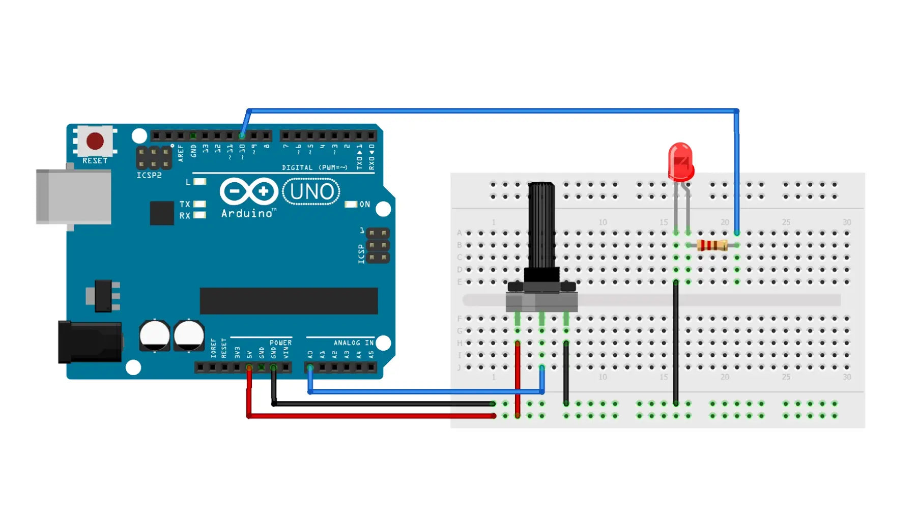 Blinking Led Arduino Making The Arduino Blinking LED Project (a