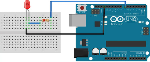 Lighting an LED Using an Arduino Board