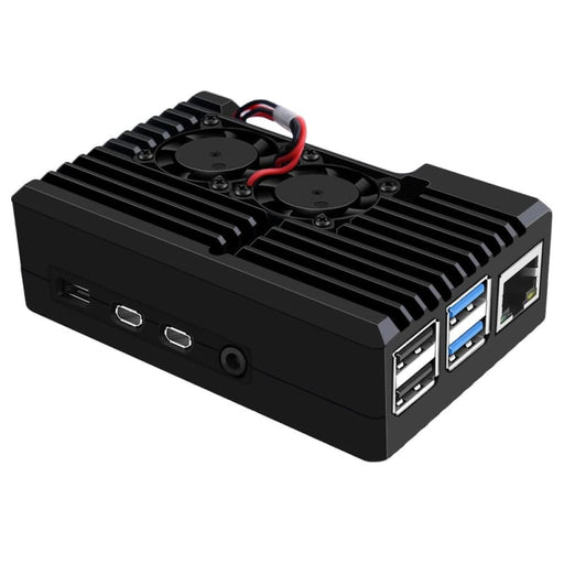 Aluminum Case with 2510 Dual Fan for Raspberry Pi 4 - Component
