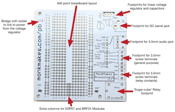 Monk Makes Protoboard Kit
