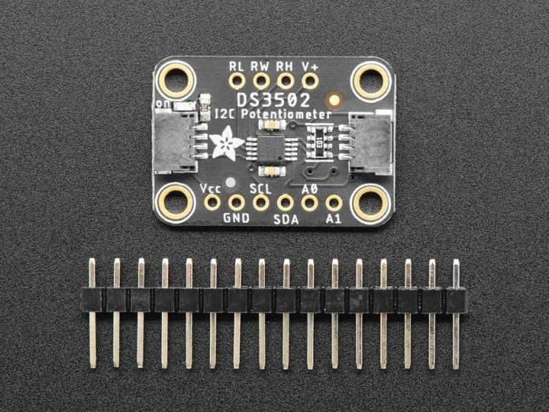 DS3502 I2C Digital 10K Potentiometer Breakout - STEMMA QT / Qwiic - Potentiometer