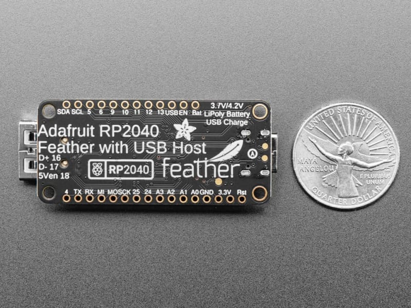 Feather RP2040 with USB Type A Host