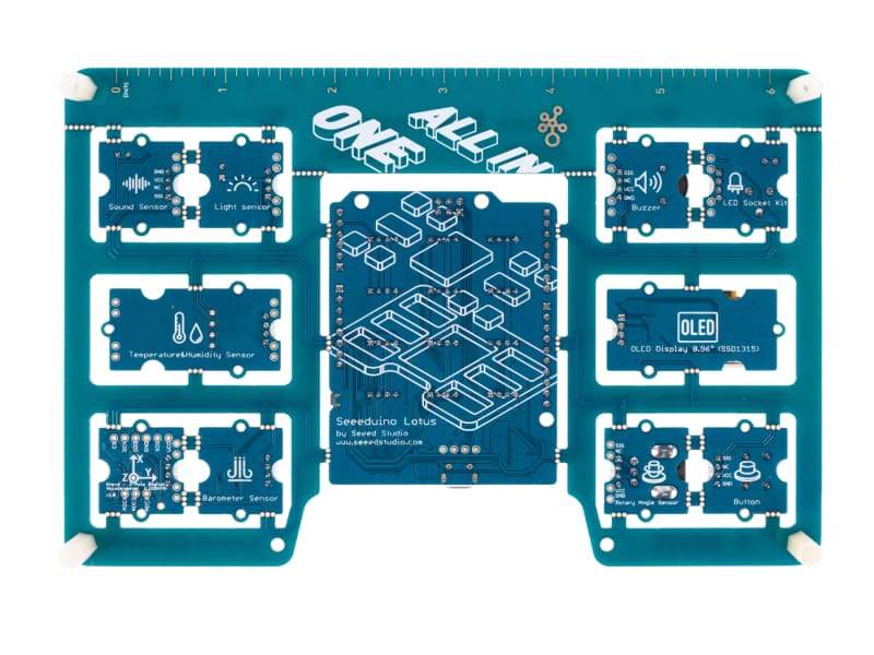 Grove Beginner Kit for Arduino - All-in-one Arduino Compatible Board with 10 Sensors and 12 Projects - Component