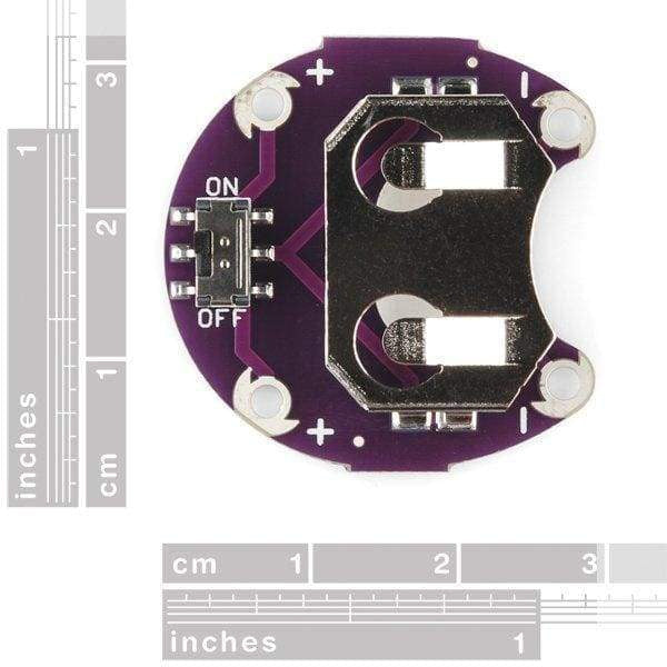 Lilypad Coin Cell Battery Holder - Switched - 20Mm - Lilypad