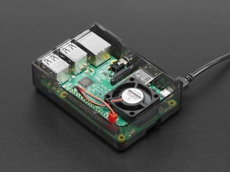 Miniature 5V Cooling Fan For Raspberry Pi (And Other Computers) (Id: 3368) - Accessories