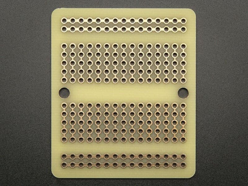 Perma-Proto Quarter-sized Breadboard PCB - 3 Pack! - Breadboards