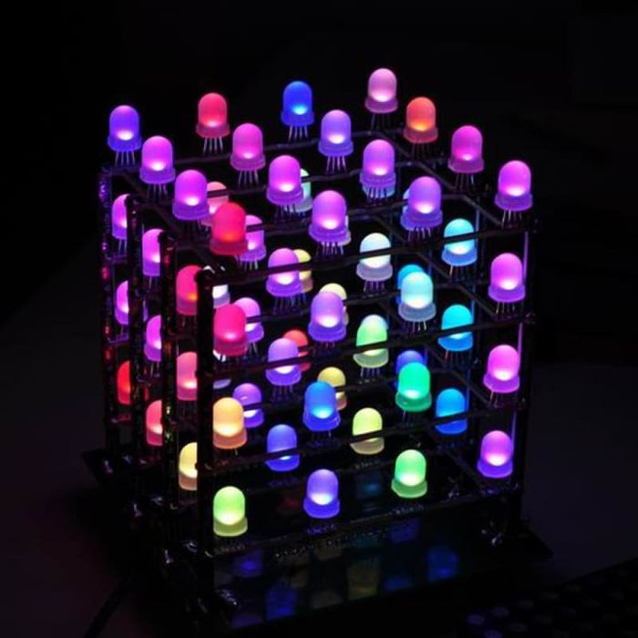 Rainbow Cube Kit RGB 4x4x4 - LED Displays