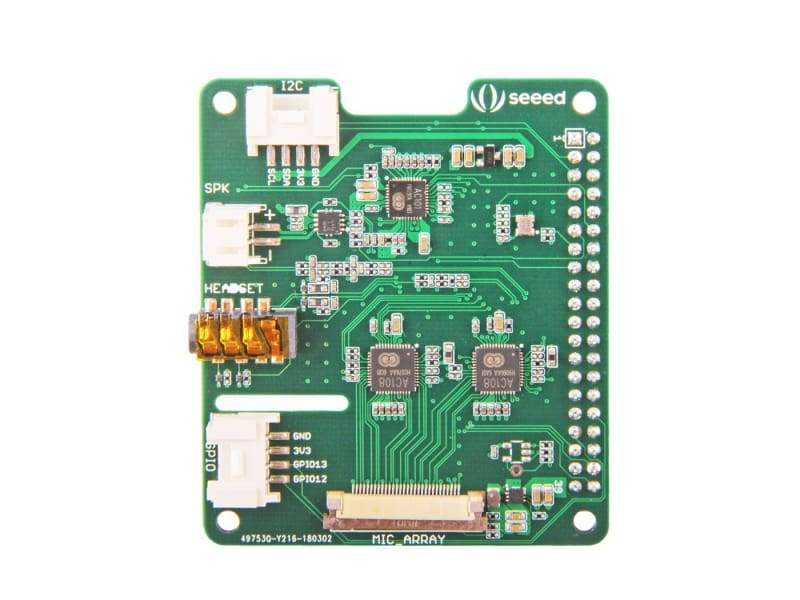 Respeaker 4-Mic Linear Array Kit For Raspberry Pi - Audio