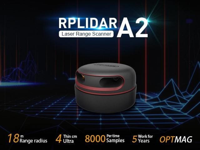 Rplidar A2M6 360 Degree Laser Scanner Kit - 18M Range - Infra Red