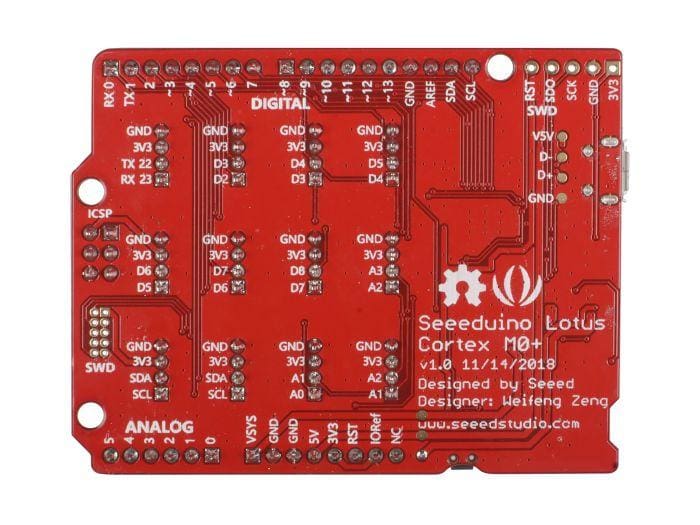 Seeeduino Lotus Cortex-M0+ - Cortex Dev Boards