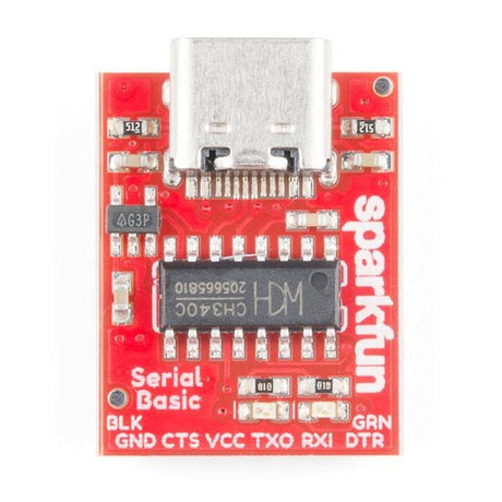 Serial Basic Breakout - Ch340C And Usb-C (Dev-15096) - Breakout Boards