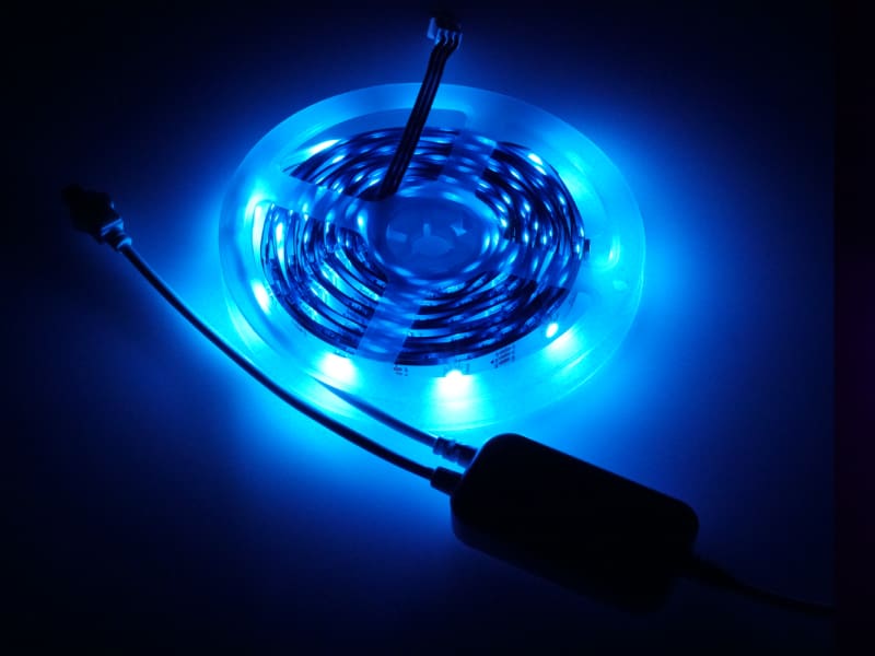 WS2812 RGB LED Lights Strip 5m USB Powered with Remote Control Bluetooth App and Music Reaction
