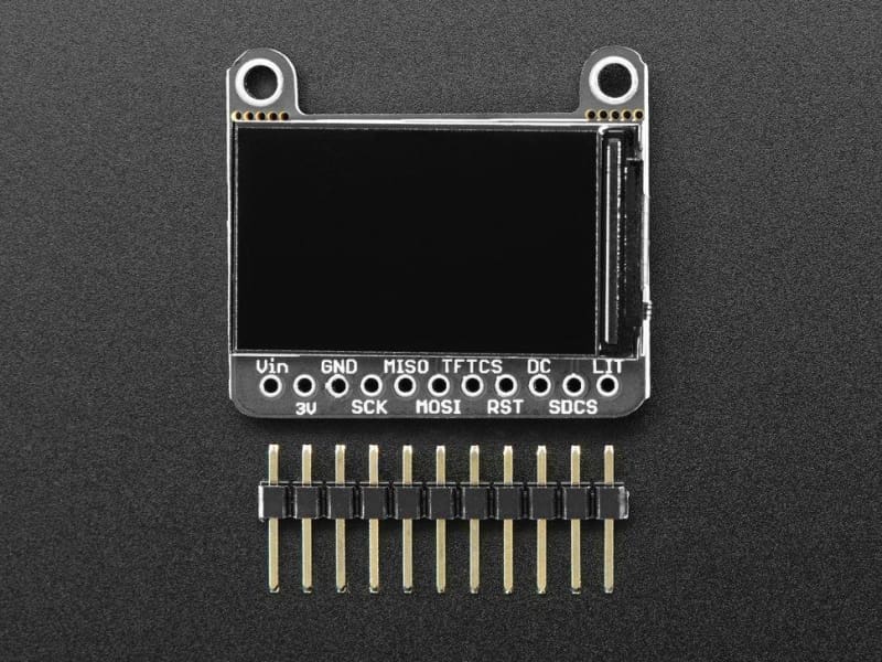 1.14 240x135 Color TFT Display + MicroSD Card Breakout - ST7789 - TFT Display