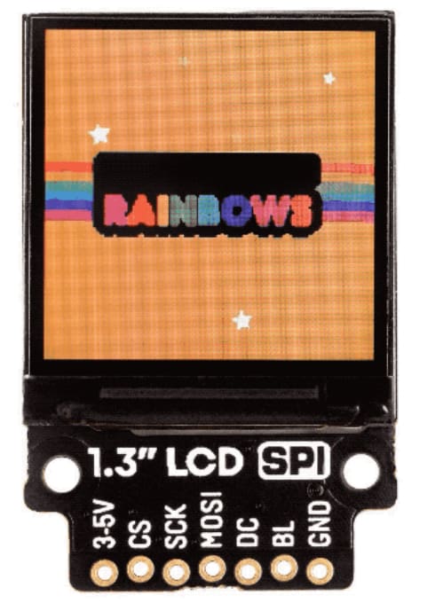 1.3 SPI Colour LCD (240x240) Breakout - LCD Displays