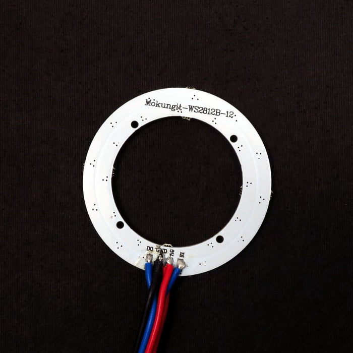 12 LED 52mm Ring - WS2812B 5050 RGB LED with Integrated Drivers (Adafruit Neopixel compatible) - LEDs
