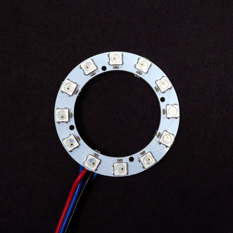 12 LED 52mm Ring - WS2812B 5050 RGB LED with Integrated Drivers (Adafruit Neopixel compatible) - LEDs