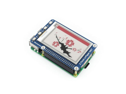 2.7Inch E-Ink Display Hat For Raspberry Pi & Arduino Red/black/white 3 Colours - Oled Displays