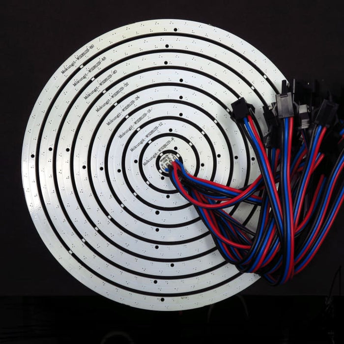 241 LED 172mm Complete Ring - WS2812B 5050 RGB LED with Integrated Drivers (Adafruit Neopixel compatible) - LEDs