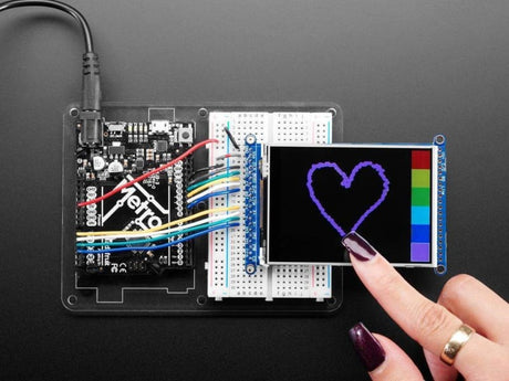 3.2 Tft Lcd With Touchscreen Breakout Board W/microsd Socket (Ili9341) (Id: 1743) - Lcd Displays