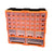 38 Drawer Plastic Organizer Storage Cabinet - Black/Orange - 52x16x37.5cm - Component