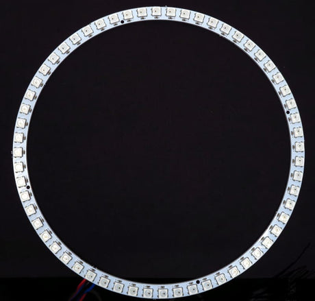 60 LED 172mm Ring - WS2812B 5050 RGB LED with Integrated Drivers (Adafruit Neopixel compatible) - LEDs