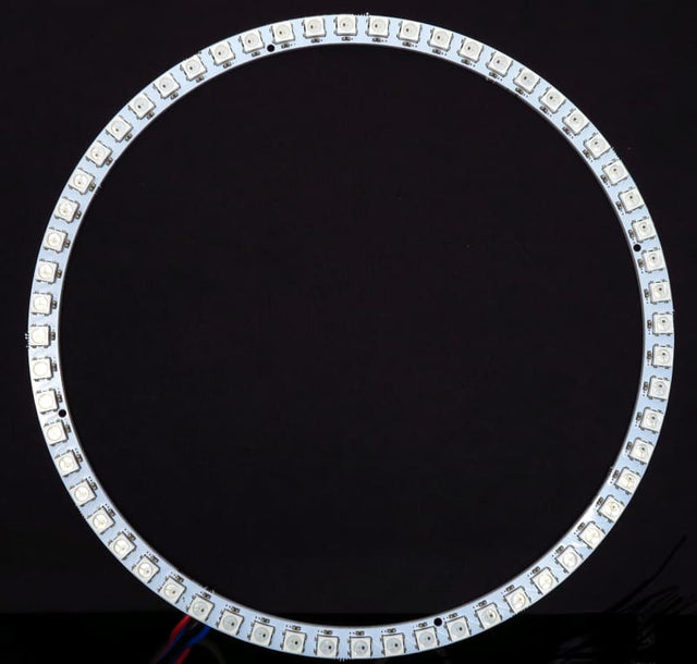 60 LED 172mm Ring - WS2812B 5050 RGB LED with Integrated Drivers (Adafruit Neopixel compatible) - LEDs