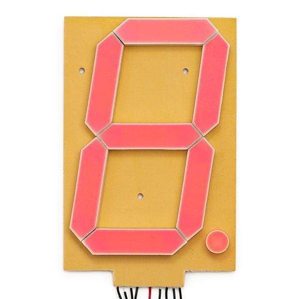 7-Segment Display - 6 (Red) (Com-08530) - Other