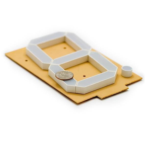 7 Segment Display 6 Red Cool Components